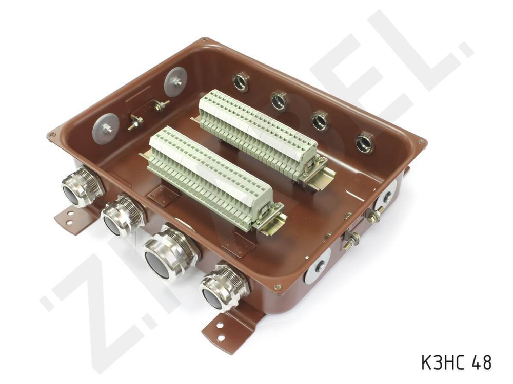 Коробка соединительная КС-40 УХЛ1,5 IP65 латунный ввод ГОФРОМАТИК
