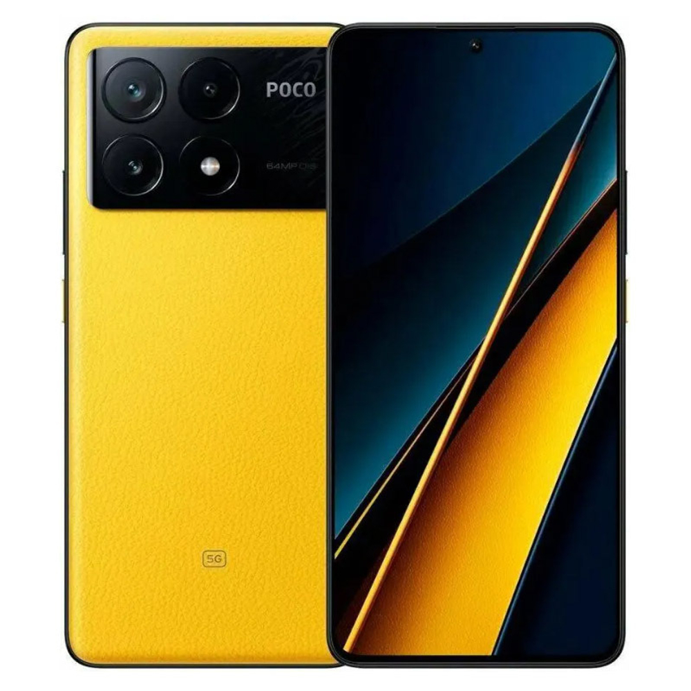 Смартфон Xiaomi Poco X6 Pro 5G 12/512 ГБ, жёлтый