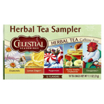 Celestial Seasonings, Пробник травяного чая, 5 вкусов, без кофеина, 18 чайных пакетиков, 31 г (1,1 унции)