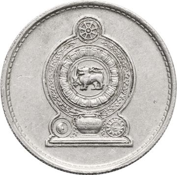 25 центов 1975 Шри-Ланка