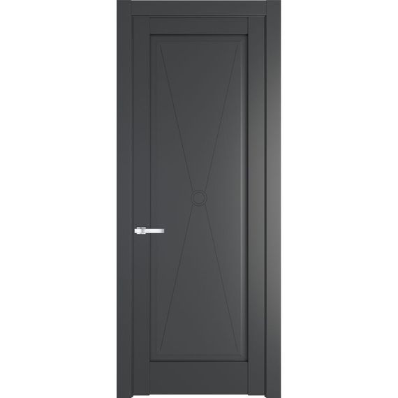 Межкомнатная дверь эмаль Profil Doors 1.1.1PM графит глухая