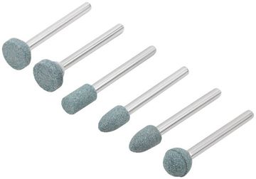 Шарошки силиконово-карбидные, мини, набор 6 шт.