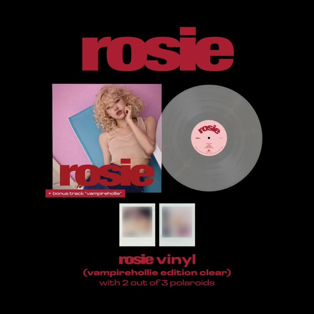 Альбом ROS - ROSIE FIRST STUDIO ALBUM VINYL VAMPIREHOLLIE EDITION CLEAR