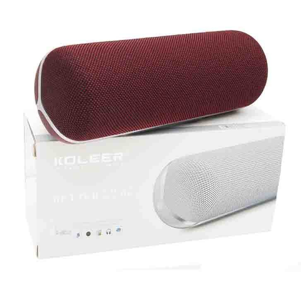 Колонка - Bluetooth KOLEER S816 (красный)