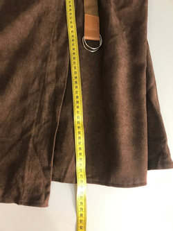 Юбка вельветовая стильная, маркировка 38, визуально 44 размер