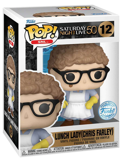 Фигурка Funko POP! SNL Saturday Night Live 50th Lunch Lady (Chris Farley) (Exc) (12) 81701