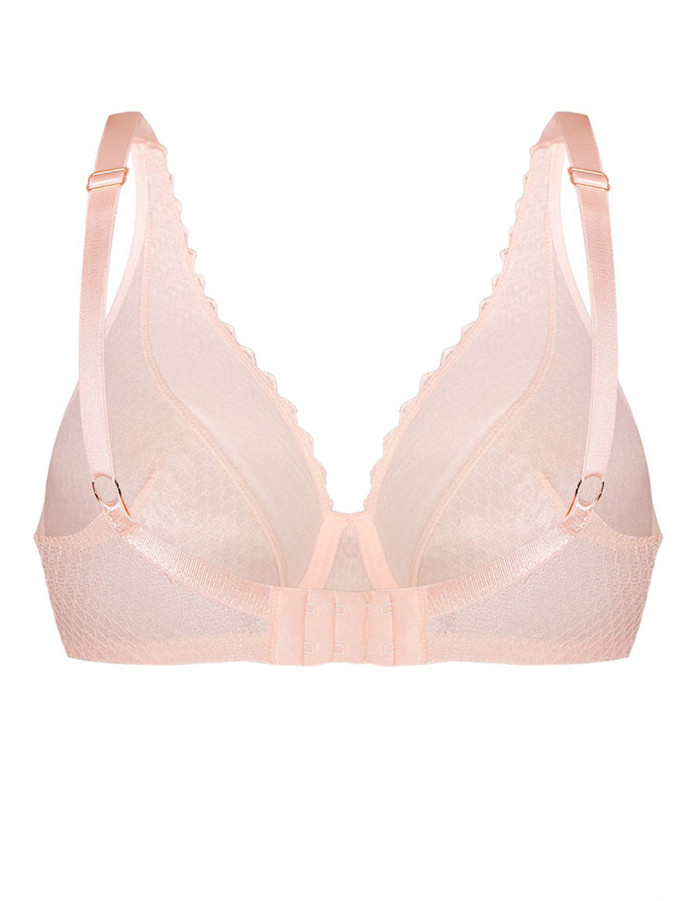 Кружевной бюстгальтер бралетт Mefemi KAYLA M bralette пудра