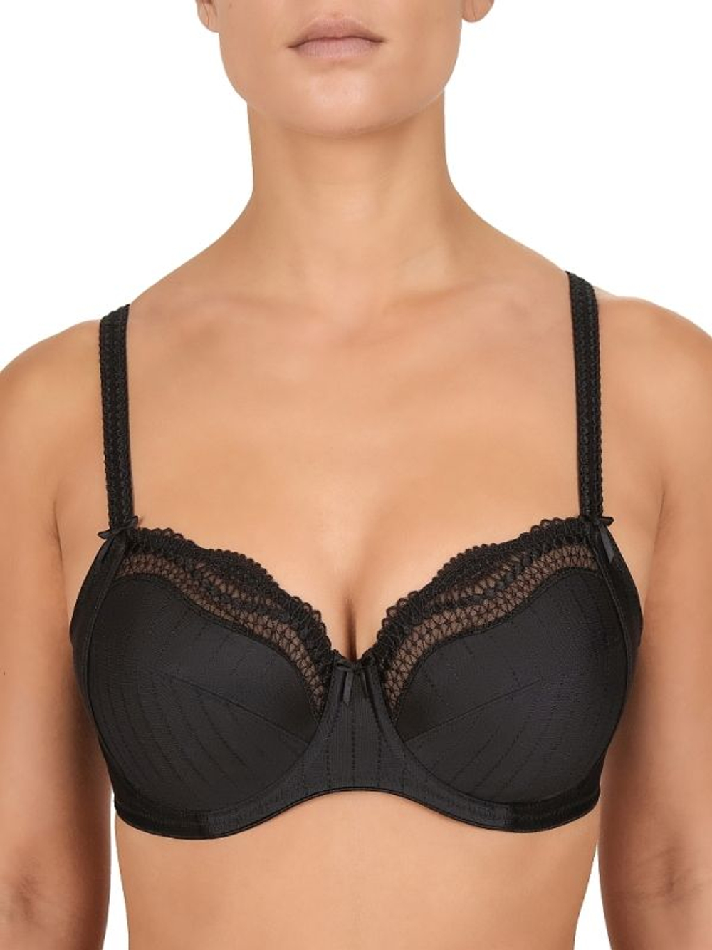 Классический бюстгальтер с мягкими чашками на каркасах (Размер: 85I) (Цвет: молочный)