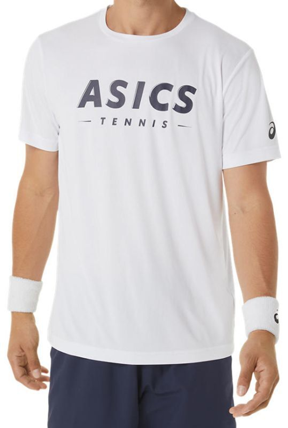 Мужская теннисная футболка Asics Court Tennis Graphic tee - белый