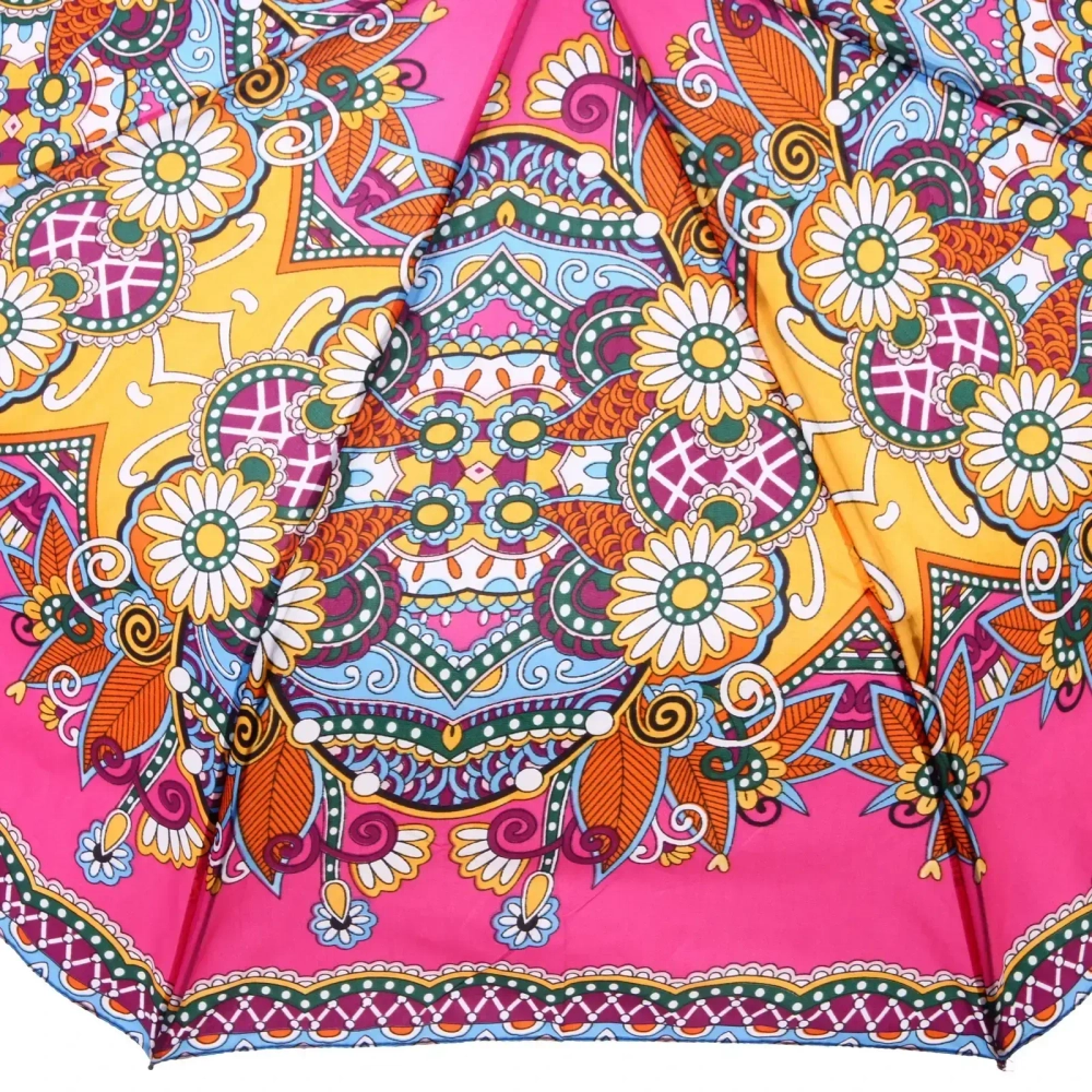 Зонт женский полуавтомат «Фиора», микс 6 цветов, 8 спиц, d-100см, длина в слож. виде 30см