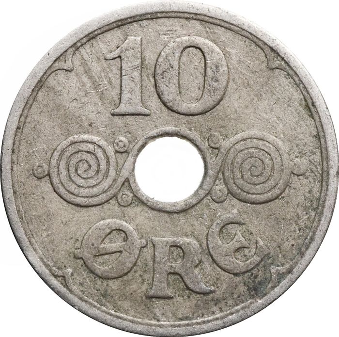 10 эре 1924-1947 Дания