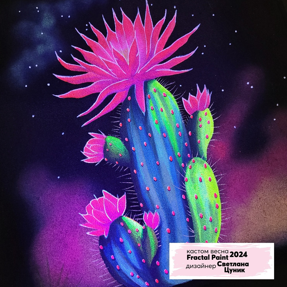 Краска по ткани и обуви, одежды акриловая флуоресцентная «Белый неон»