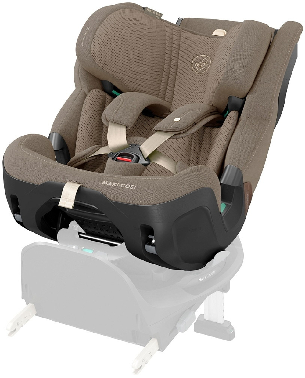 Автокресло Maxi-Cosi Pearl XL Slide Pro 0-36 кг с базой 8623251110 Authentic Truffle/Трюфель