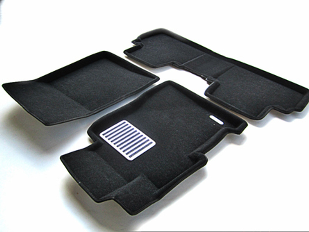 Коврики салона для HONDA Civic SD (2006-2012) Euromat 3D Lux черные. Арт. EM3D-002602