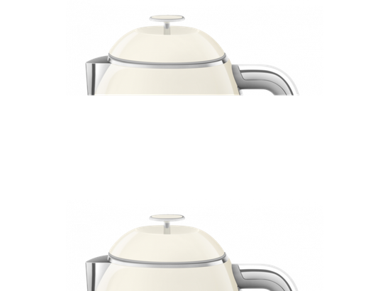 Мини-чайник электрический, объем 0,8 л, Кремовый Smeg KLF05CREU