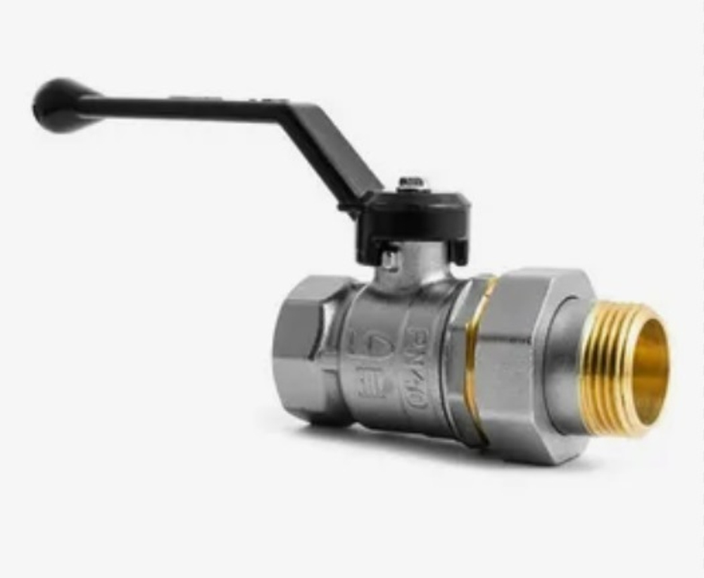 Кран Шаровой LD 1/2" американка (рычаг)