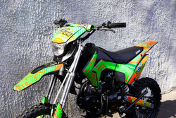 Питбайк BSE EX125 17/14 Green Orange Ant (020)