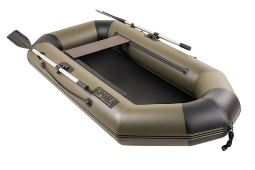 Броня-220 хаки-черный (лодка ПВХ с усилением)