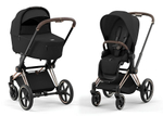Коляска 2 в 1 Cybex Priam IV Rosegold complete Sepia Black