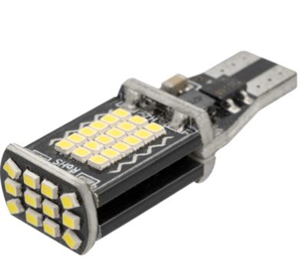 Светодиод 12-24V T15 (w16w) 48SMD 3030 WHITE CANBUS 4.7W 470LM (кт2шт) X0111