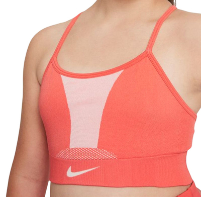 Теннисный бюстгальтер dziewczecy Nike Dri-Fit Indy Seamless Bra G - Multikolor
