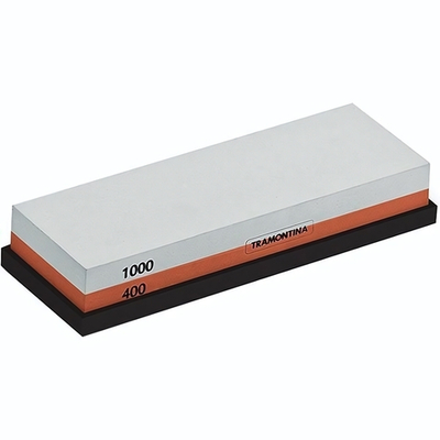 Камень точильный абразивность 400/1000;,H=30,L=185,B=65мм;белый,черный (Цвет: белый)