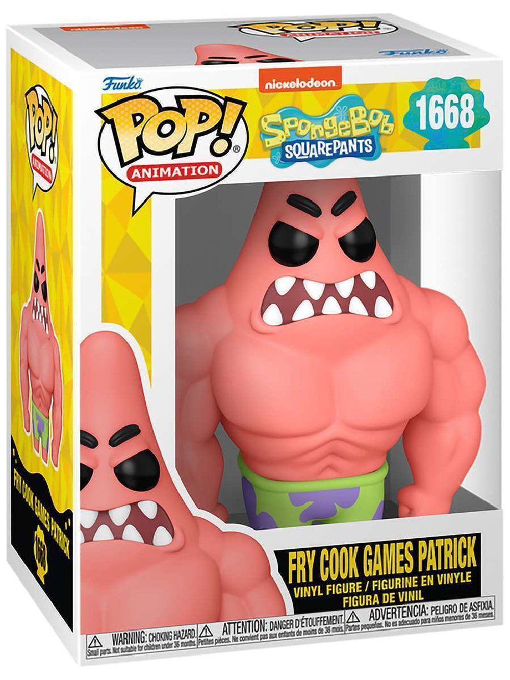 Фигурка Funko POP! Animation Spongebob SquarePants 25th Fry Cook Games Patrick (1668) 75736