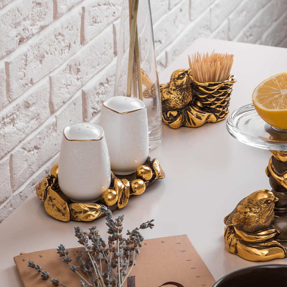 Подставка под специи Oliva Branch (Олива Бранч) Бронза