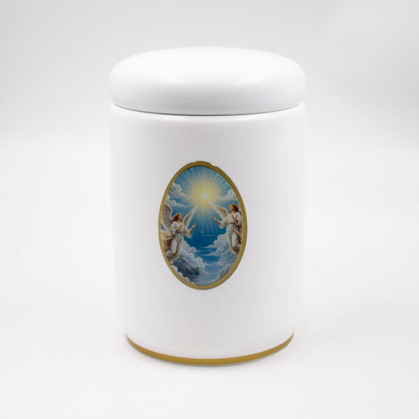 Урна биоразлагаемая «Традиция М» эмаль белая