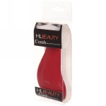 Расческа массажная «Компактная-капля», цвет красный, в коробке, 15см