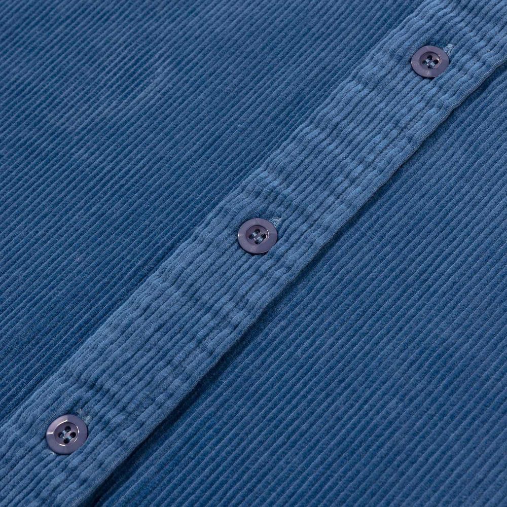 Рубашка YMKASHIX Velvet Leisure Синяя