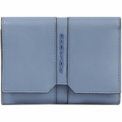 Кошелек женский Piquadro Ray PD5216S126R/BLU голубой натур.кожа