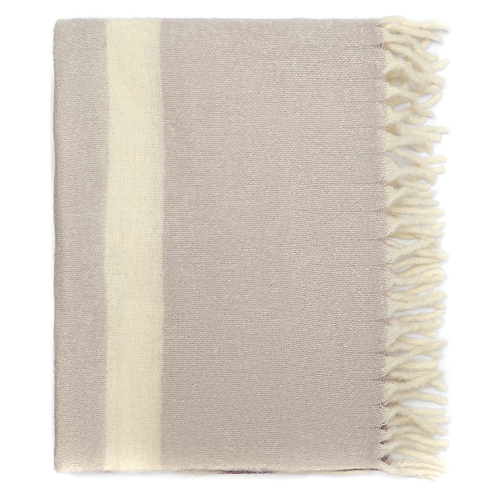 Плед мохеровый Over Horizon цвета марсала из коллекции Trendy Ruffles, 130х180 см