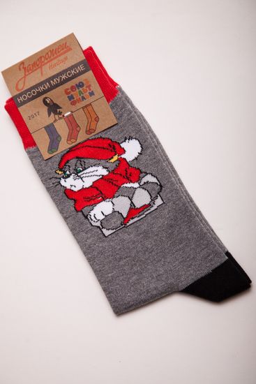 Носки ЗАПОРОЖЕЦ Матроскин-18 (Серый (Серый)