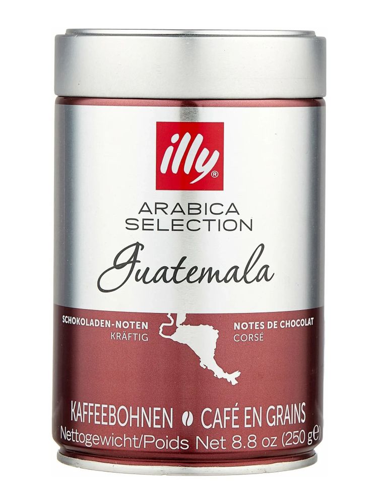 Кофе в зернах ILLY Guatemala Гватемала 250 мл, 4 шт
