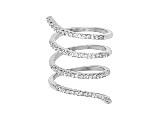 Кольцо Спираль