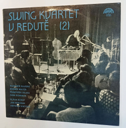 Винтажная виниловая пластинка LP Swing Kvartet Swing Kvartet V Redute (Чехословакия 1981)