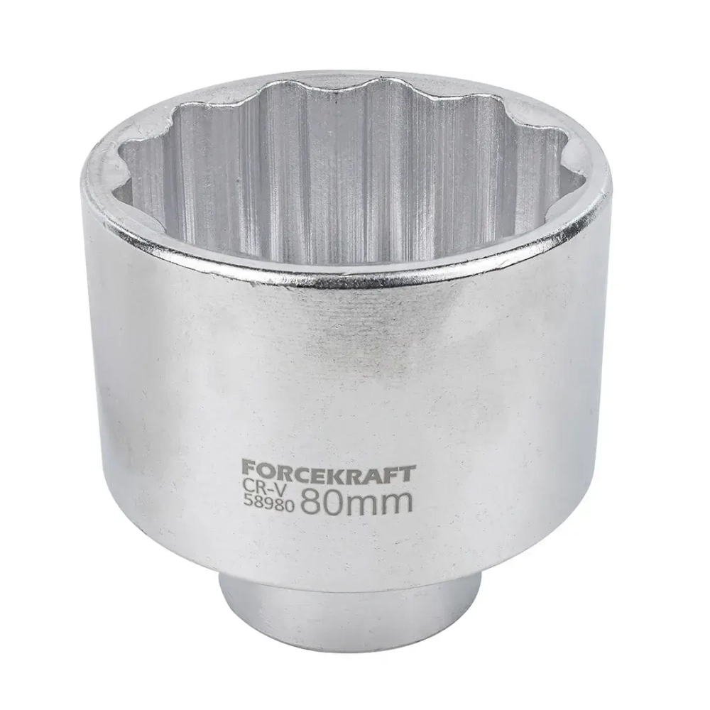Головка 80мм 1''12гр. FORCEKRAFT FK-58980