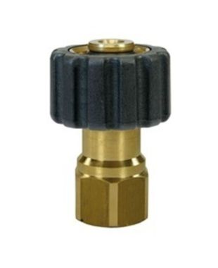 Переходник M22x1,5гайка - 3/8внут (удлиненный), 400bar, латунь