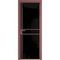 Алюминиевая дверь 9AG красный антрацит остеклённая