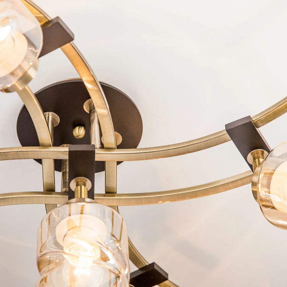 Citilux Мерида CL142154 Люстра с поворотными плафонами Бронза