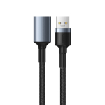 Кабель-адаптер Baseus Cafule Cable USB3.0 (M) to USB3.0 (F) 2A 1m - Dark Gray