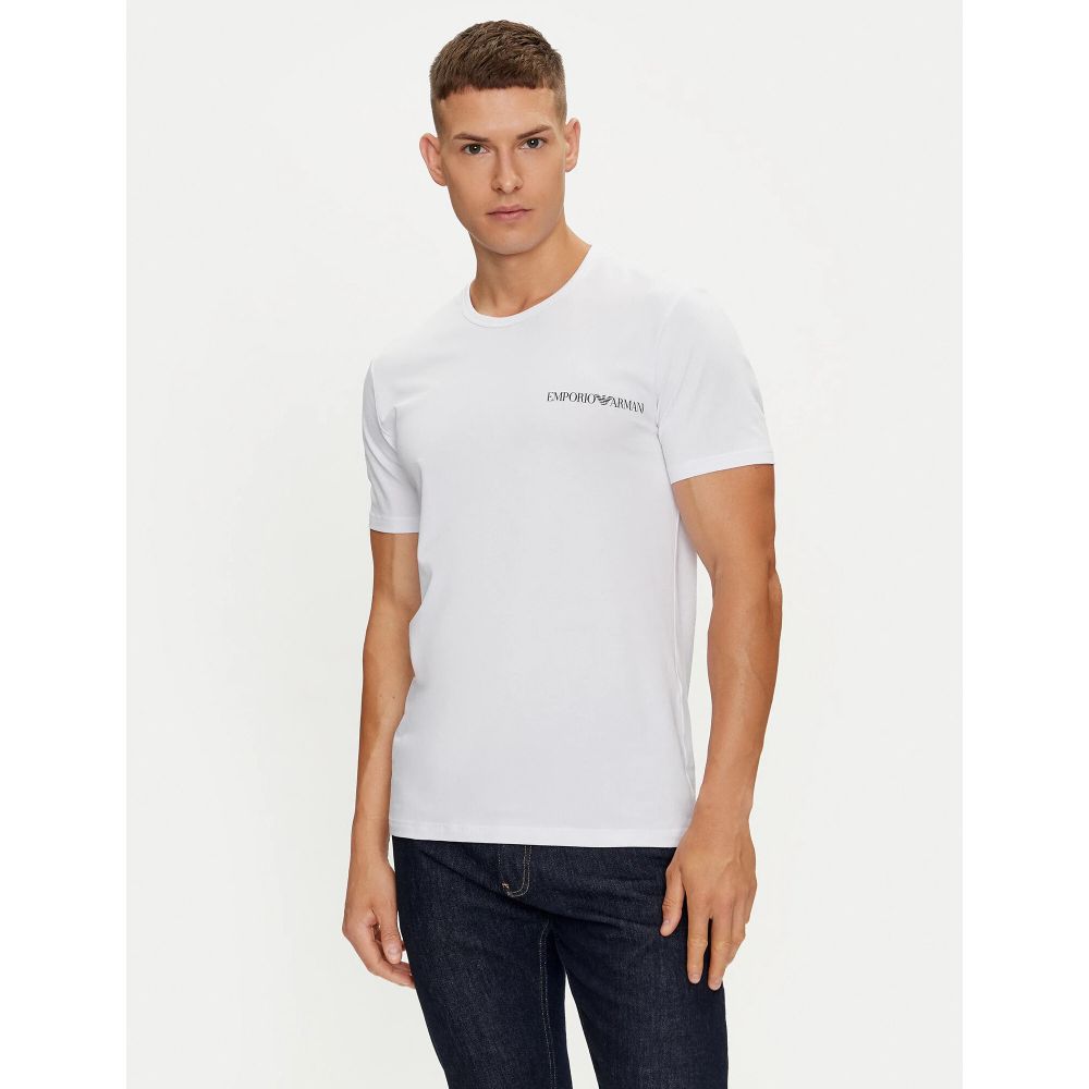 Набор мужских футболок 2в1 (синий, белый) Emporio Armani 111267_4F717 33034