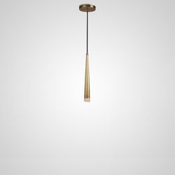 Подвесной Светильник Stylus One Brass H35 By Imperiumloft