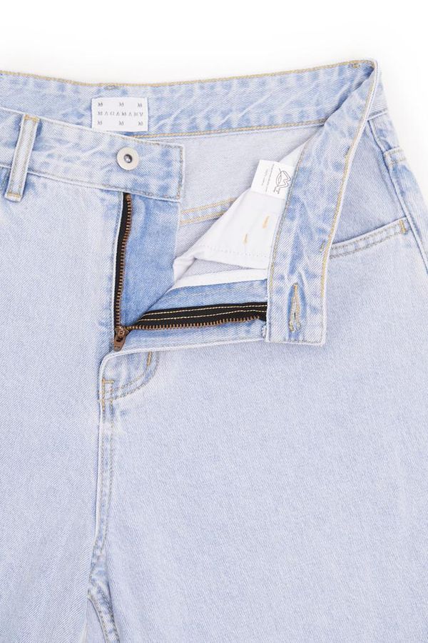 Шорты Bigger M blue bleached голубые - фото 4