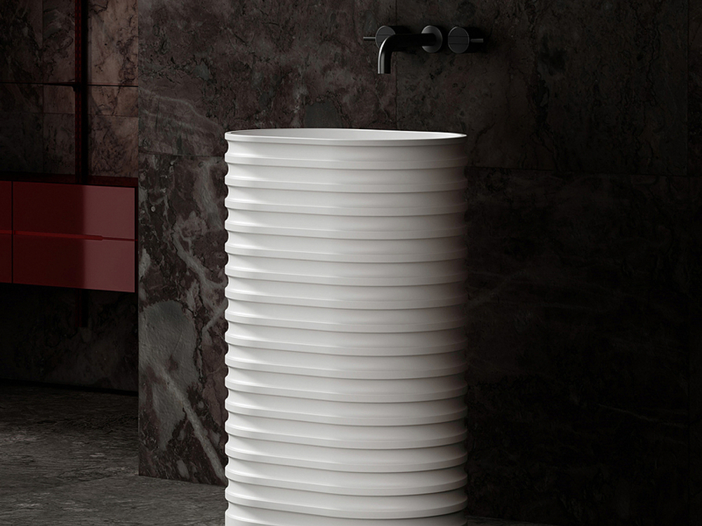 Раковина Abber Stein 58 AS2550-H Белая матовая