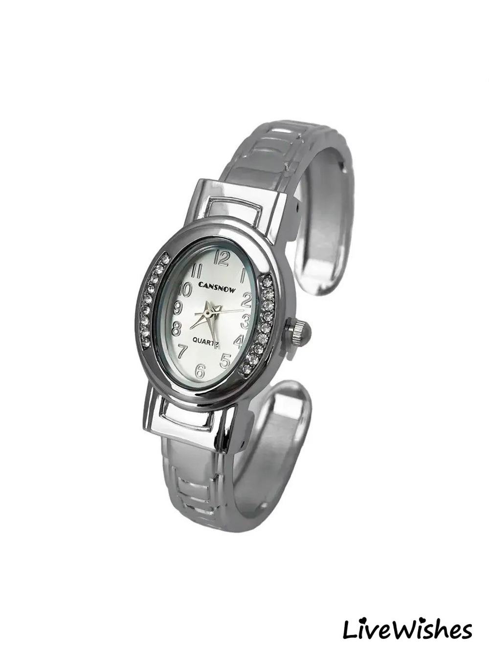 Часы-браслет кварцевые CANSNOW, серебристый W8240-03