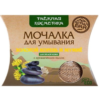 Мочалка «С ЗОЛОТЫМ КОРНЕМ И МУМИЁ»