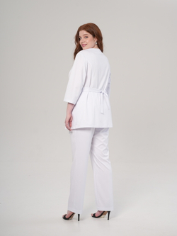 Блуза медицинская женская | Бл-379 к 3/4 либерти люкс