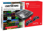 Sega Retro Genesis Modern Wireless (170 игр, AV-кабель, беспроводные геймпады)